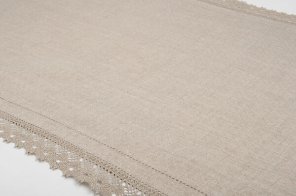 NORA Runner da tavola lino naturale