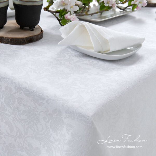 FLORA Tovaglia bianca - immagine 5