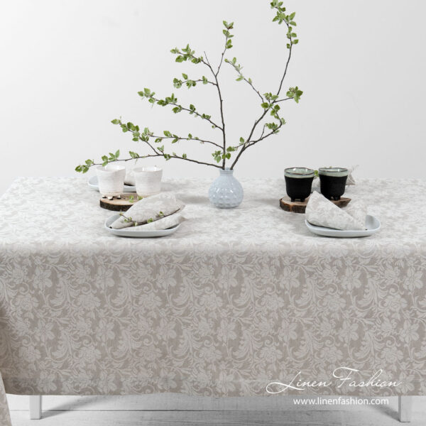 FLORA Tovaglia beige - immagine 2