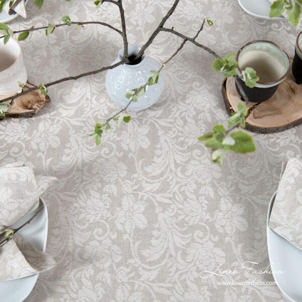 FLORA Tovaglia beige - immagine 4