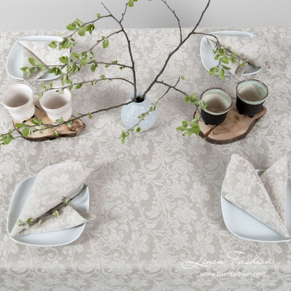 FLORA Tovaglia beige - immagine 3