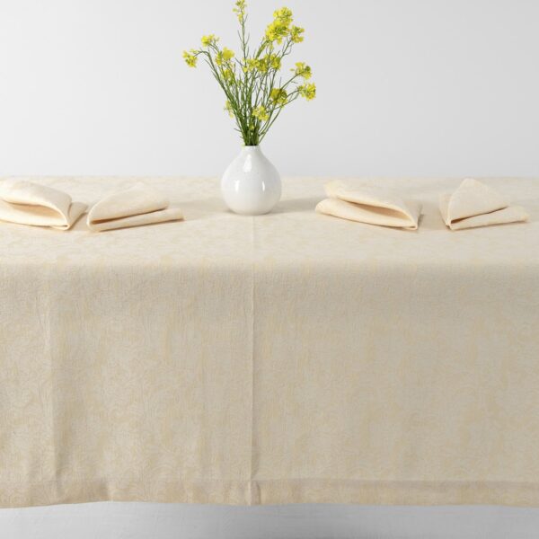 FLORA Tovaglia crema - immagine 2
