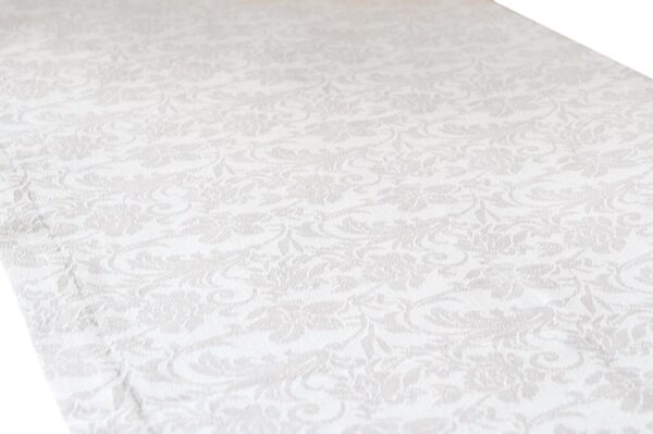 FLORA Runner da tavola bianco