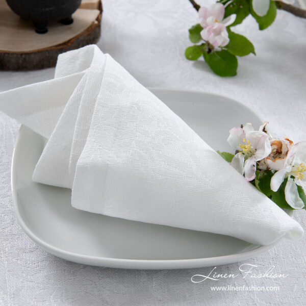FLORA Tovagliolo bianco