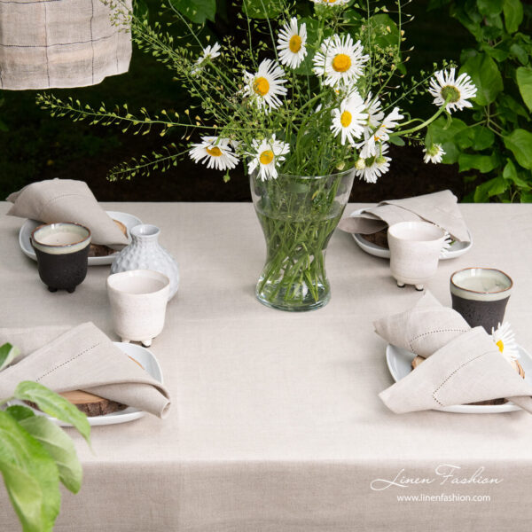 AIRA Tovaglia lino naturale - immagine 2