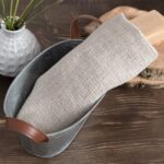 PURO Asciugamano da bagno lino naturale
