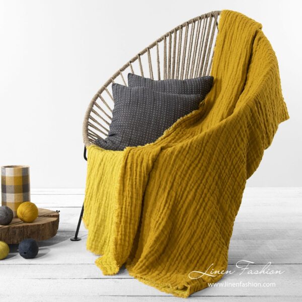 PLAZA Plaid giallo