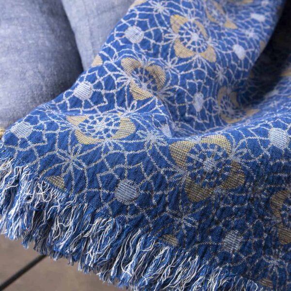FLORE Plaid blu - immagine 3