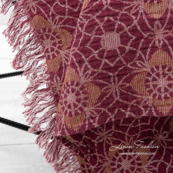 FLORE Plaid rosso - immagine 3