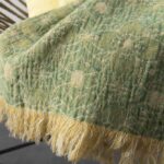 FLORE Plaid verde