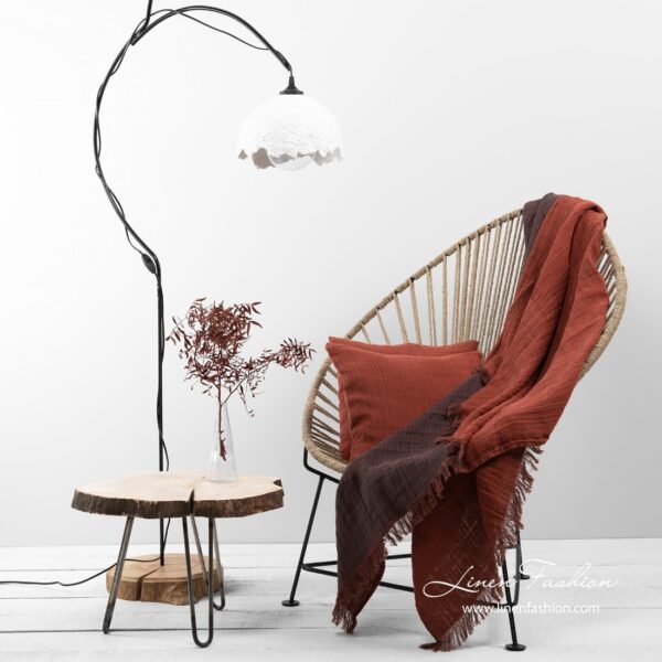 TERRA Plaid rosso - immagine 2