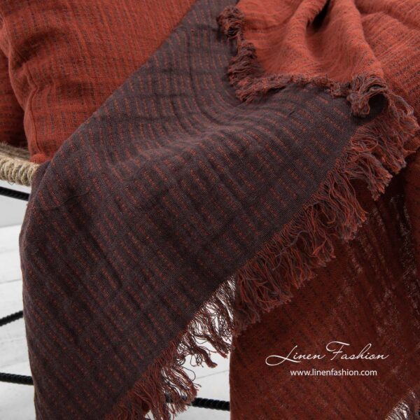 TERRA Plaid rosso - immagine 3