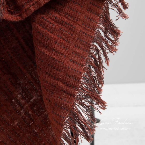 TERRA Plaid rosso - immagine 4