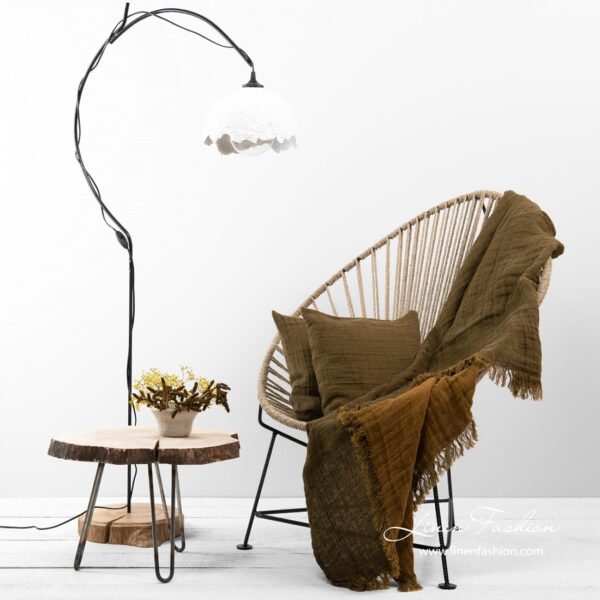 TERRA PURE Plaid verde - immagine 2