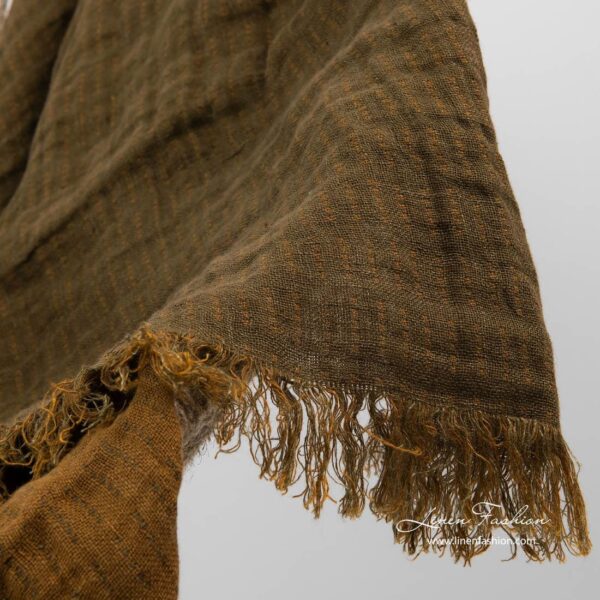 TERRA PURE Plaid verde - immagine 3