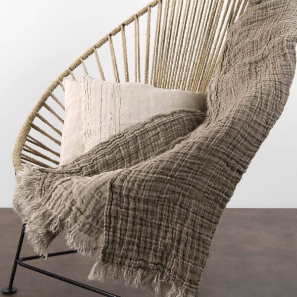 RUDI Plaid marrone - immagine 2