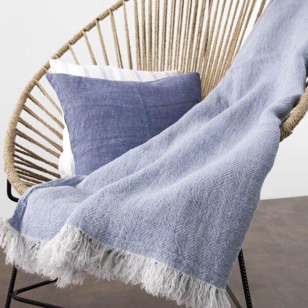 BIZA Plaid blu chiaro - immagine 3