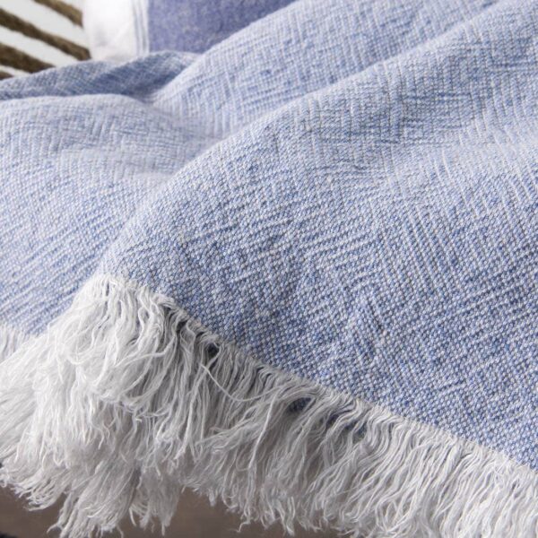 BIZA Plaid blu chiaro - immagine 2