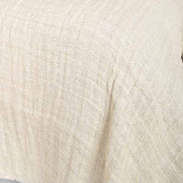 white cream linen bedspread, soft touch