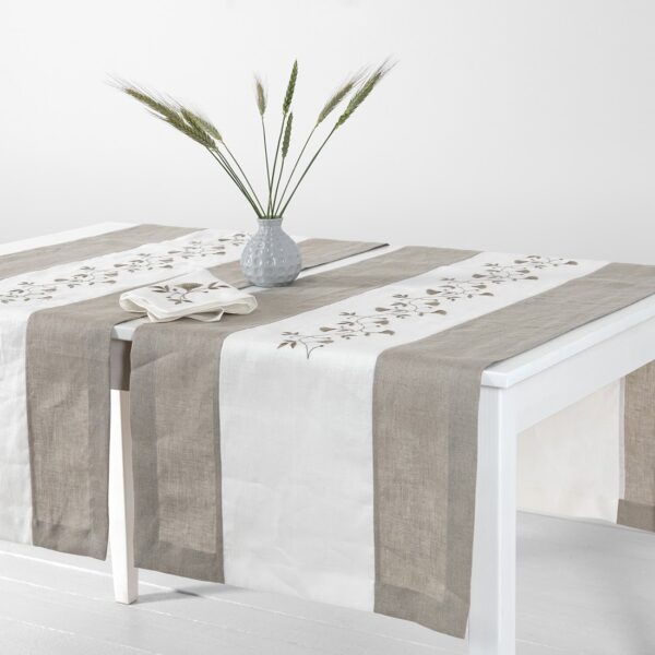 ORSON Runner da tavola lino naturale
