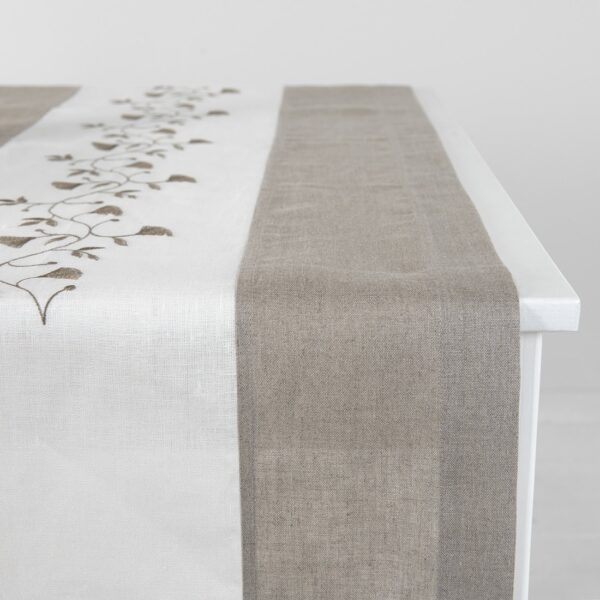 ORSON Runner da tavola lino naturale - immagine 2