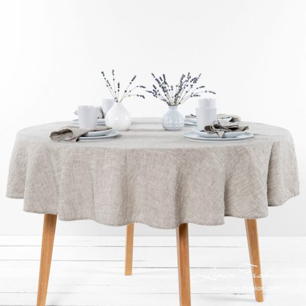 ASTRA Tovaglia rotonda beige
