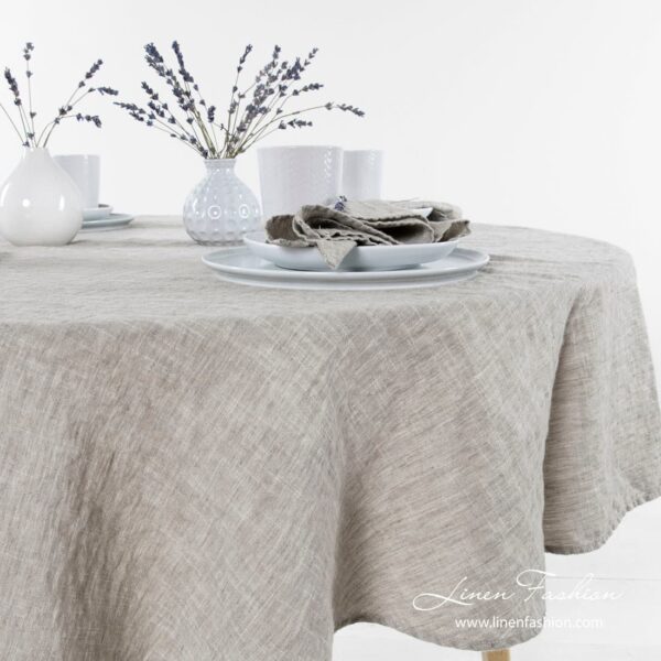 ASTRA Tovaglia rotonda beige - immagine 2