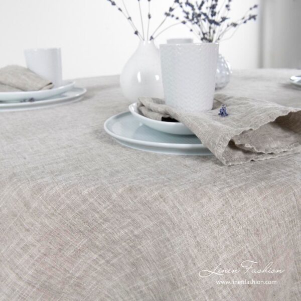 ASTRA Tovaglia rotonda beige - immagine 3