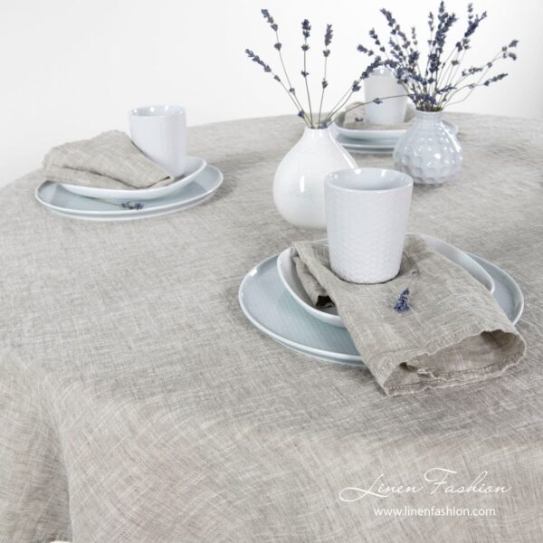 ASTRA Tovaglia rotonda beige - immagine 4