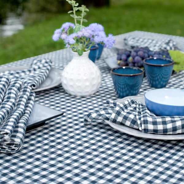 VICHY Tovaglia blu scuro - immagine 2