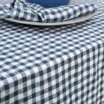 VICHY Runner da tavola blu