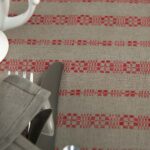 ORNA Runner da tavola rosso