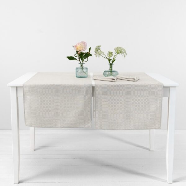 CAMPO Runner da tavola beige - immagine 2