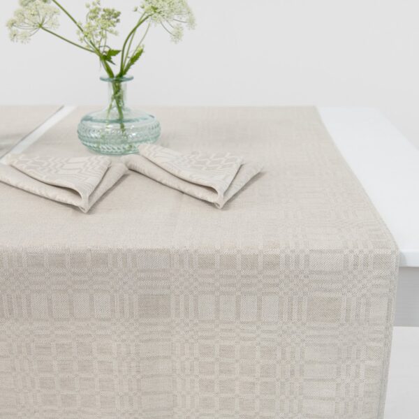 CAMPO Runner da tavola beige - immagine 3