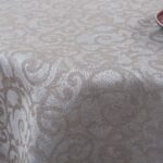 ATLANTA Tovaglia rotonda/ovale beige