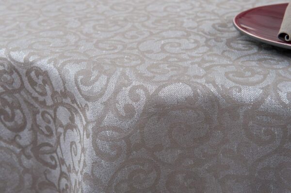 ATLANTA Tovaglia rotonda/ovale beige - immagine 3
