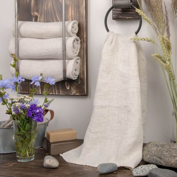 PURO Asciugamano da bagno beige