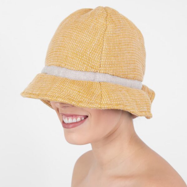 PURO Cappello da sauna giallo