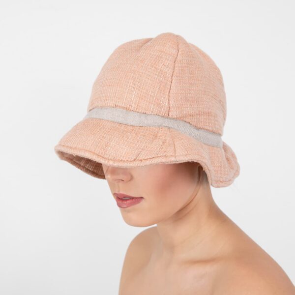 PURO Cappello da sauna marrone polvere