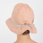 PURO Cappello da sauna marrone polvere