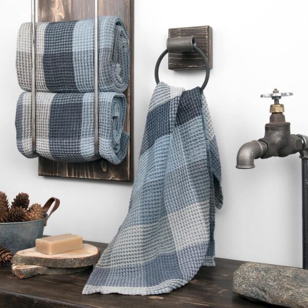 BINGO Asciugamano da bagno grigio bluastro