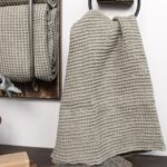 BINGO Asciugamano da bagno grigio verde