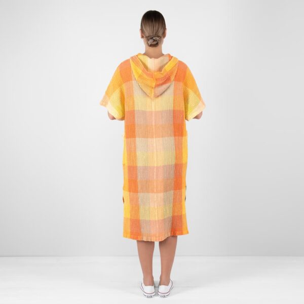 BINGO Poncho arancione a quadri - immagine 6
