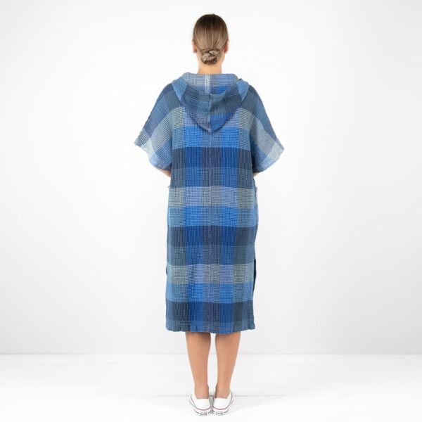 BINGO Poncho a quadri blu - immagine 6