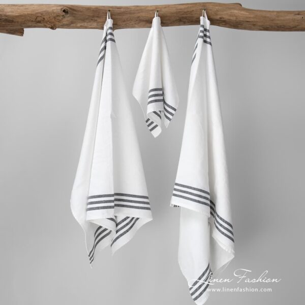 TRIO Asciugamano da bagno bianco