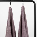 PURO Asciugamano da bagno viola