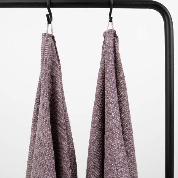 PURO Asciugamano da bagno viola - immagine 3