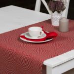 COSMOS Runner da tavola rosso