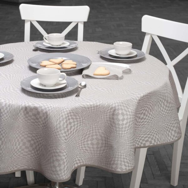 COSMOS Tovaglia rotonda/ovale beige