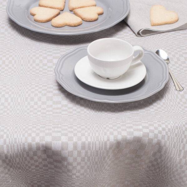 COSMOS Tovaglia rotonda/ovale beige - immagine 2